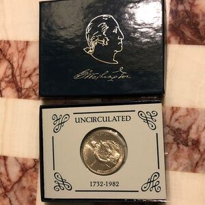 George Washington 90% silver commemorative half-dollar